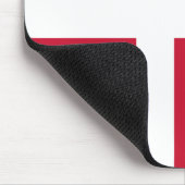 Dänemark Flagge Mousepad (Ecke)