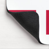 Dänemark Flagge Mousepad (Ecke)