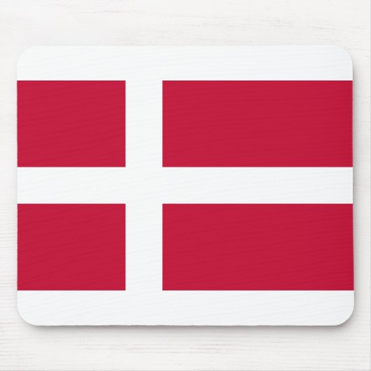 Dänemark Flagge Mousepad (Vorne)