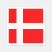 Dänemark Flagge Napkins! Serviette (Vorderseite)