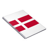 Dänemark Flagge Notizblock (Rechte Seite)