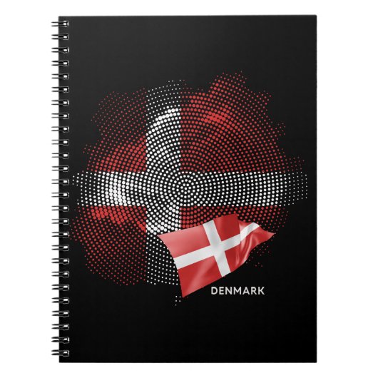 Dänemark-Flagge Notizblock (Vorderseite)