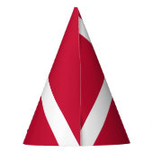 Dänemark-Flagge Partyhütchen (Rückseite)