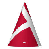 Dänemark-Flagge Partyhütchen (Links)