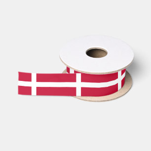 Dänemark-Flagge Satinband