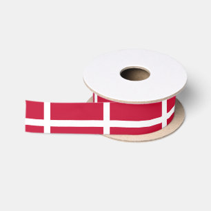 Dänemark-Flagge Satinband