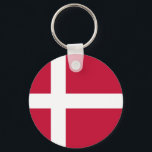 Dänemark Flagge Schlüsselanhänger<br><div class="desc">Dänemark Flagge</div>