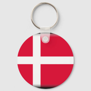 Dänemark Flagge Schlüsselanhänger