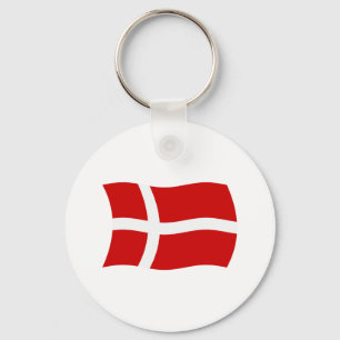 Dänemark-Flagge-Schlüsselanhänger Schlüsselanhänger