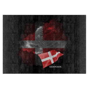 Dänemark-Flagge Schneidebrett