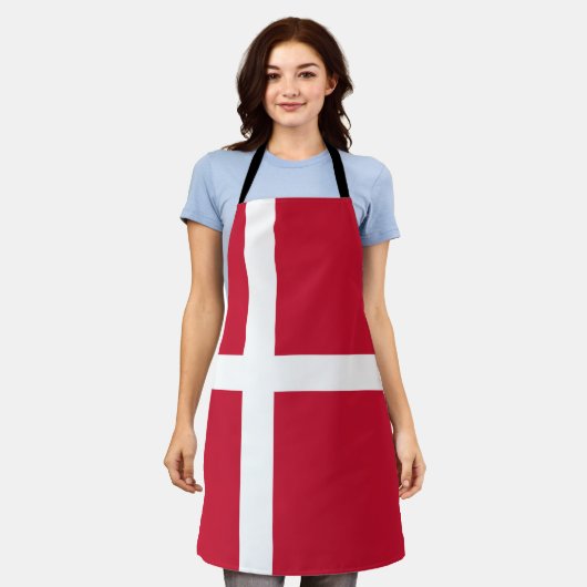 Dänemark Flagge Schürze (Getragen)