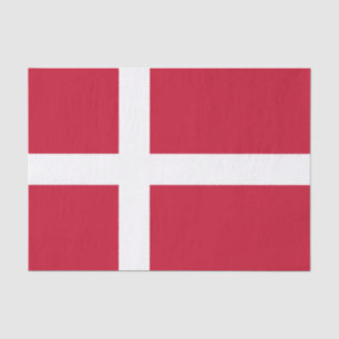 Dänemark-Flagge Seidenpapier