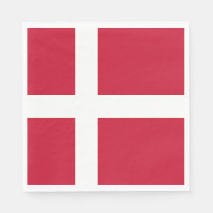 Dänemark Flagge Serviette