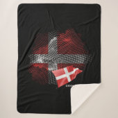 Dänemark-Flagge Sherpadecke (Vorderseite)