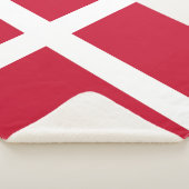 Dänemark Flagge Sherpadecke (3/4)