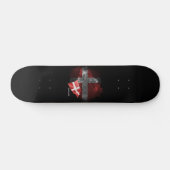Dänemark-Flagge Skateboard (Horizontal)
