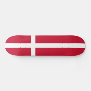 Dänemark-Flagge Skateboard