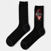 Dänemark-Flagge Socken (Linkes Detail)