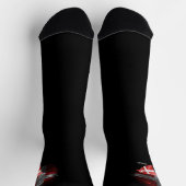 Dänemark-Flagge Socken (Oben)