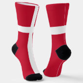 Dänemark Flagge Socken (Gewinkelt)