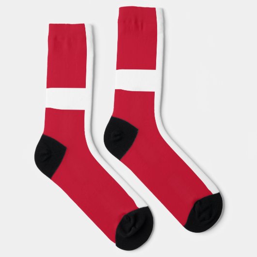 Dänemark Flagge Socken (Rechts)