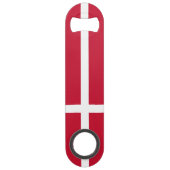Dänemark Flagge Speed Flaschenöffner (Vorderseite)