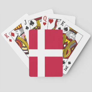 Dänemark-Flagge Spielkarten