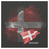 Dänemark-Flagge Stoff (Nahaufnahme)