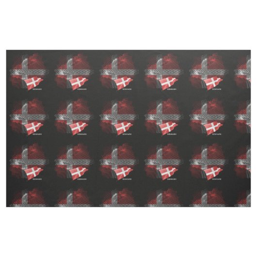 Dänemark-Flagge Stoff (Fat Quarter (45,7 x 55,9 cm))