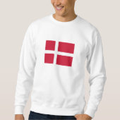 Dänemark Flagge Sweatshirt (Vorderseite)