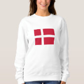 Dänemark Flagge Sweatshirt (Vorderseite)