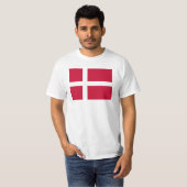Dänemark Flagge T-Shirt (Vorne ganz)