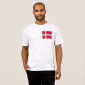 Dänemark Flagge T-Shirt (Vorne ganz)