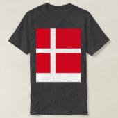 Dänemark Flagge T-Shirt (Design vorne)
