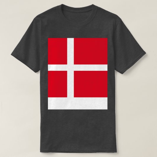 Dänemark Flagge T-Shirt (Design vorne)