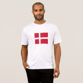Dänemark Flagge T-Shirt (Vorne ganz)