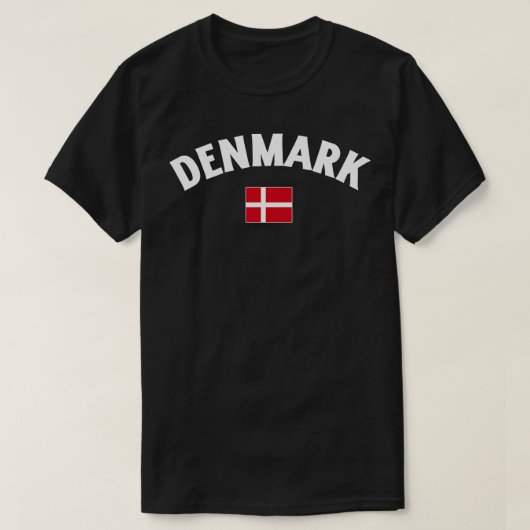 Dänemark Flagge T-Shirt (Design vorne)