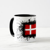 Dänemark-Flagge Tasse (Vorderseite Links)