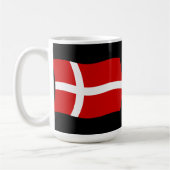 Dänemark-Flagge-Tasse Kaffeetasse (Links)