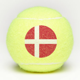 Dänemark Flagge Tennisbälle