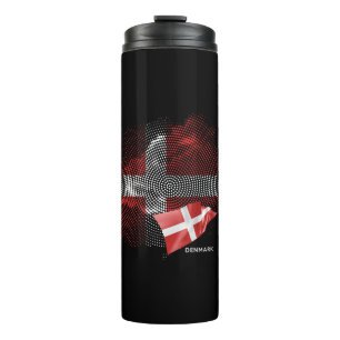 Dänemark-Flagge Thermosbecher