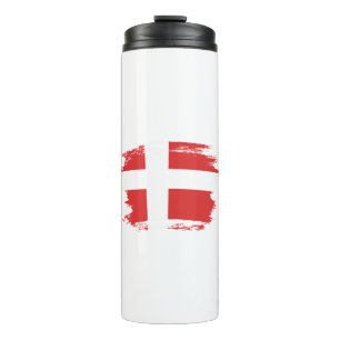 Dänemark-Flagge Thermosbecher