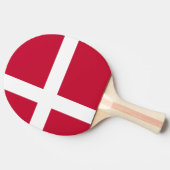 Dänemark Flagge Tischtennis Schläger (Seitenansicht)