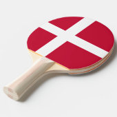Dänemark Flagge Tischtennis Schläger (Vorderseite)