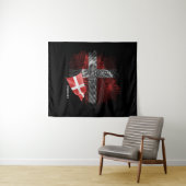Dänemark-Flagge Wandteppich (Beispiel (Horizontal))