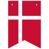 Dänemark-Flagge Wimpelkette (Dritte Fahne)