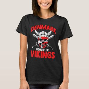 Dänemark Flaggengeschenk Dänisch Kopenhagen Viking T-Shirt