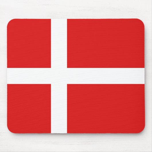 Dänemark Flaggenmousepad Mousepad (Vorne)