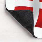 Dänemark Flaggenmousepad Mousepad (Ecke)