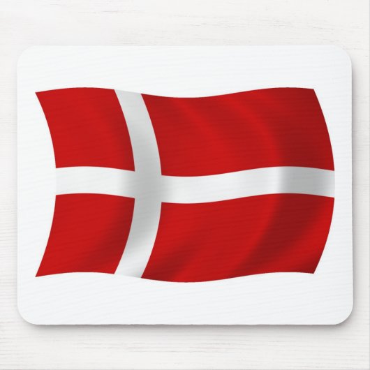 Dänemark Flaggenmousepad Mousepad (Vorne)